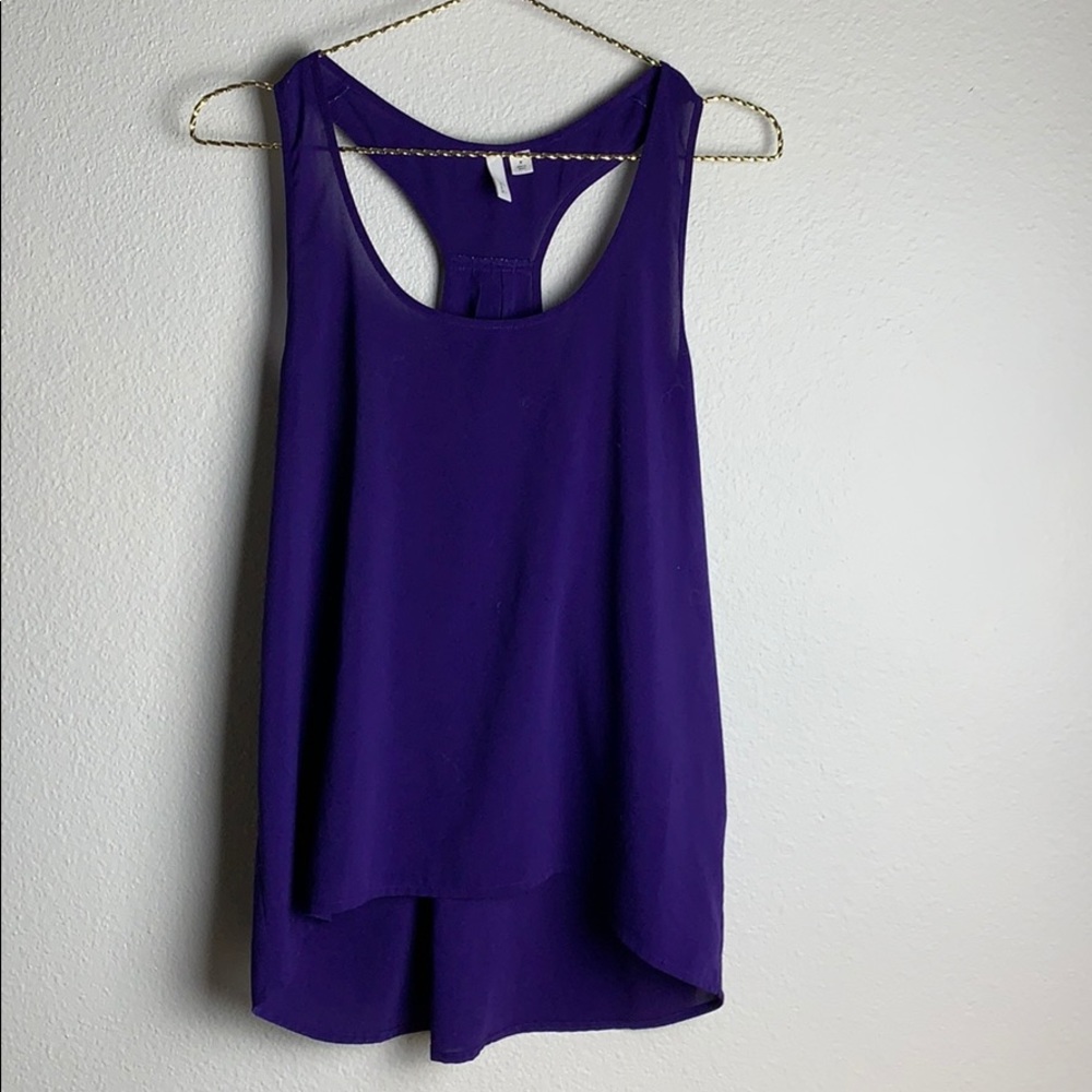 Purple tank